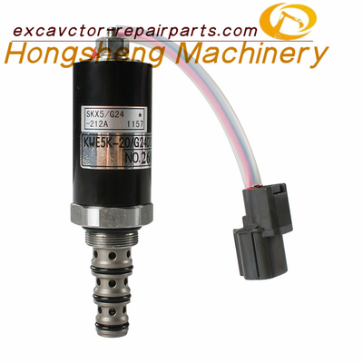 شیر برقی بیل مکانیکی کوبلکو G24D12A شیر برقی پایلوت SK200-6E