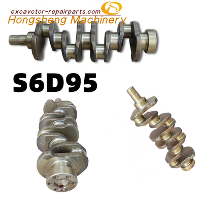 6207-31-1110 قطعات موتور بیل مکانیکی S6D95 میل لنگ موتور