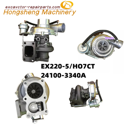 توربوشارژر بیل مکانیکی ایسوزو H07CT EX220-5 موتور H07CT H07C-TD 24100-3340A