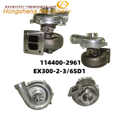 114400-2961 بیل مکانیکی توربوشارژر EX300-2 EX300-3 6BG1 موتور توربو