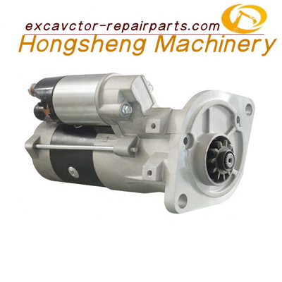 موتور استارت بیل مکانیکی 24 ولتی 11 تی 5.5 کیلوواتی Kobelco SK200-6 HD820 Isuzu 6D34 M8T87171